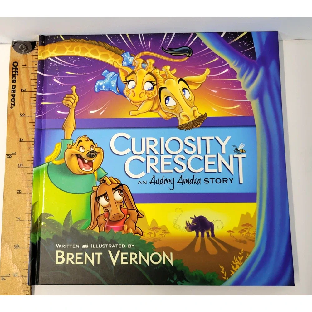 Curiosity Crescent & The Okapicat Brent Vernon Audrey Amaka Kids Hardcover Books